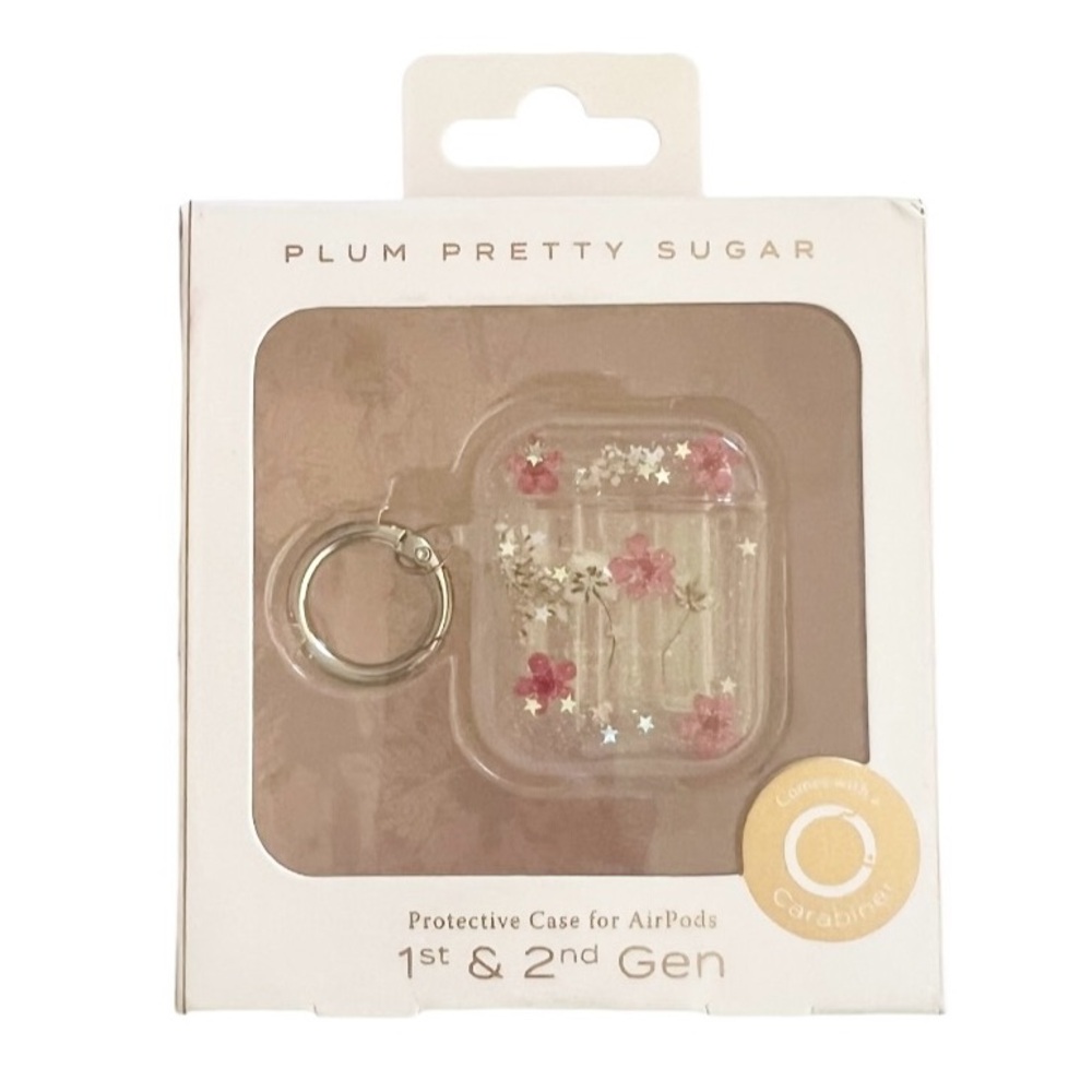 Plum Pretty Sugar AirPod 1st & 2nd Generation Protective Case NEW